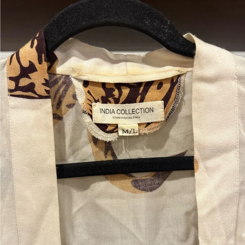 Emerson Fry FETE LAYERING TOP Kimono - TIGERS EGRET - Picture 4 of 6